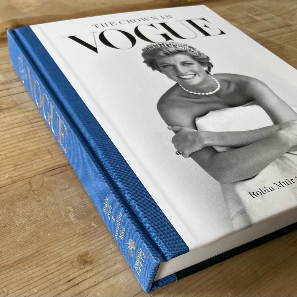 Vogue Coffee Table Book with Blue and White Cover - Picture 2 of 13
